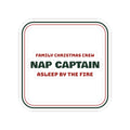 Matching Family Christmas Sticker Nap Captain Family Crew
