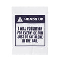 Funny Introvert Holiday Throw Blanket I Volunteer For Every Ice Run