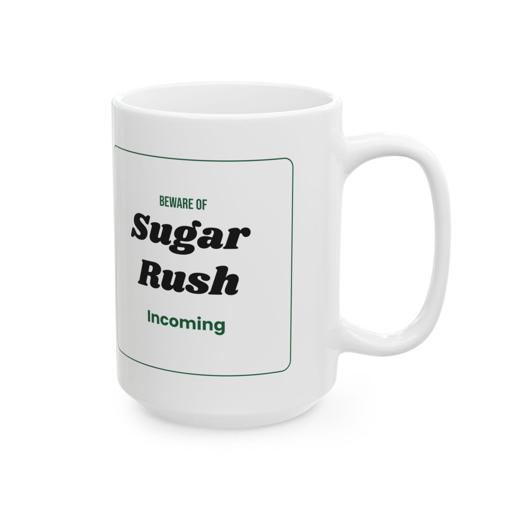 Funny Halloween Coffee Mug Sugar Rush Sign For Teachers