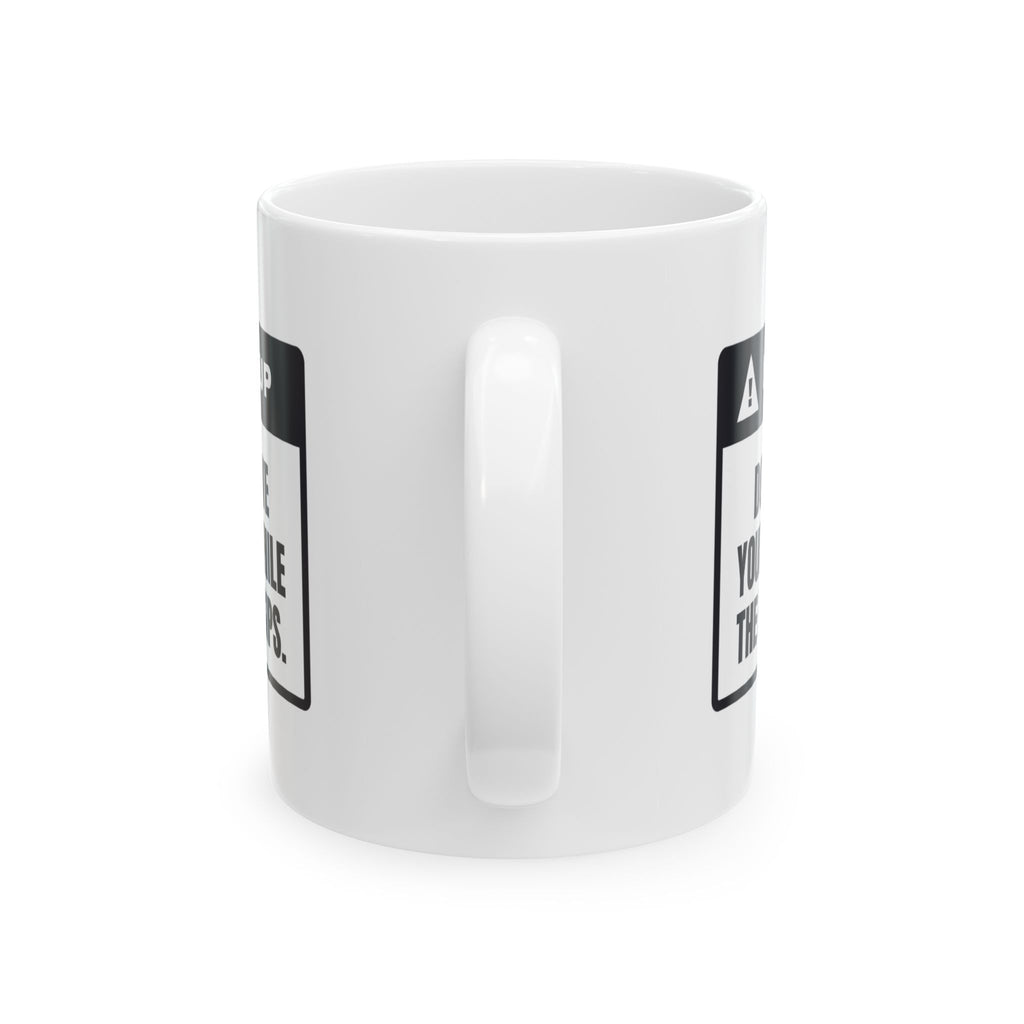 Funny Barber Mug Do Not Move While I Sip Barber Warning For Barbers
