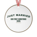 Christmas Ornament 2026 Just Married Our First Christmas
