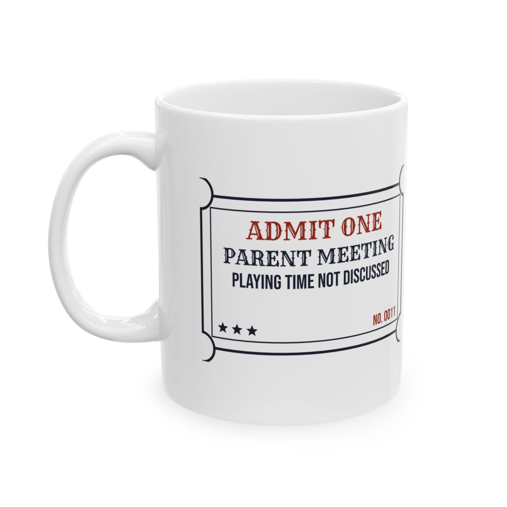 Funny Assistant Coach Mug Playing Time Not Discussed Parent Meeting