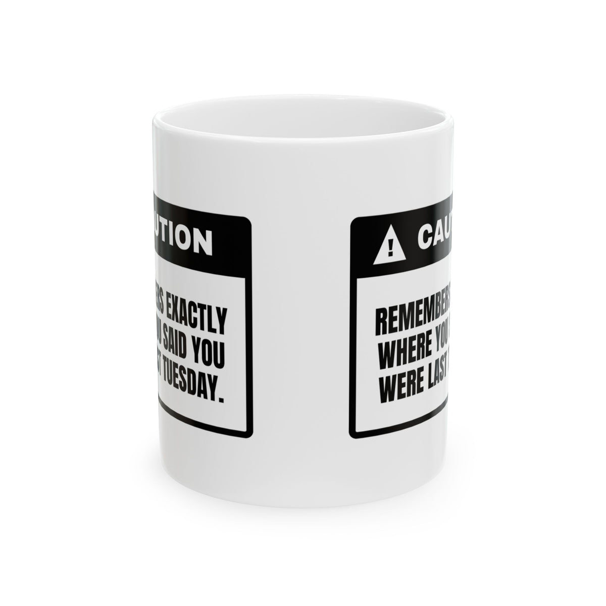 True Crime Coffee Mug Remembers Last Tuesday For Fans