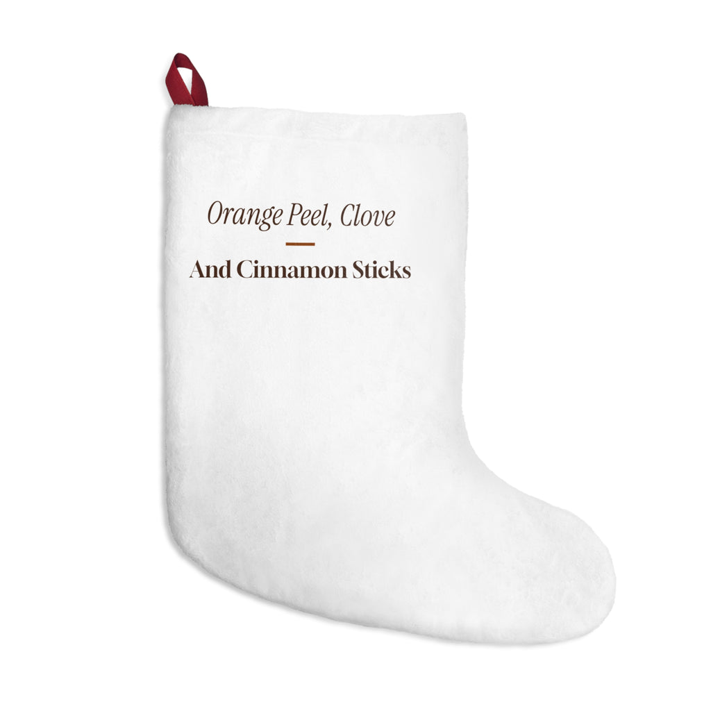 Christmas Stocking Orange Peel Clove And Cinnamon Sticks Cozy Cup