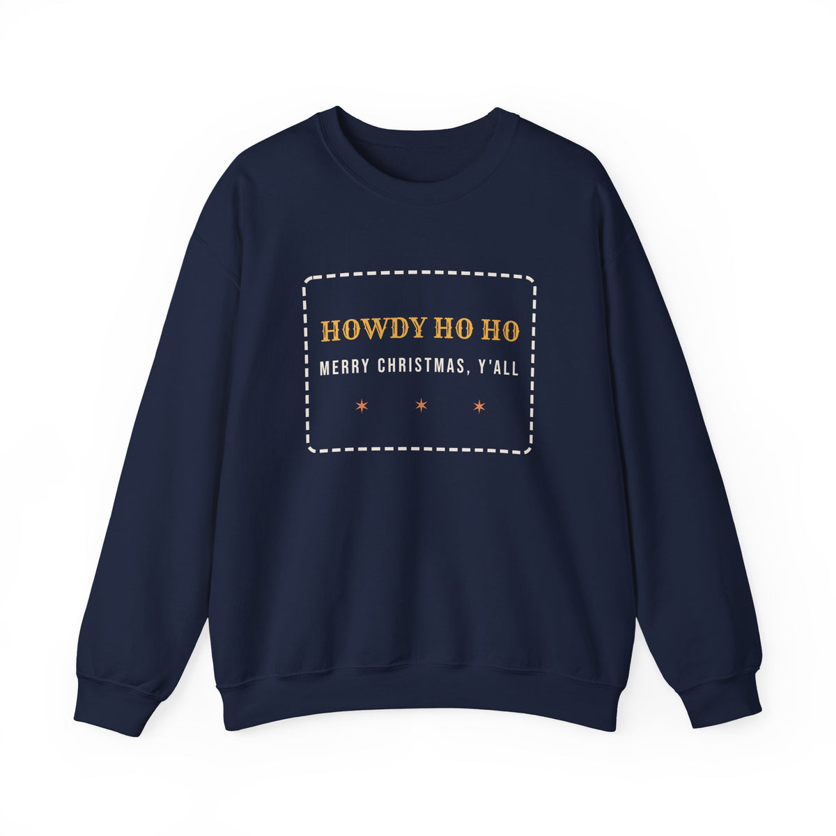 Funny Western Christmas Sweatshirt Howdy Ho Ho