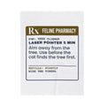 Funny Christmas Cat Throw Blanket Laser Pointer Prescription Label