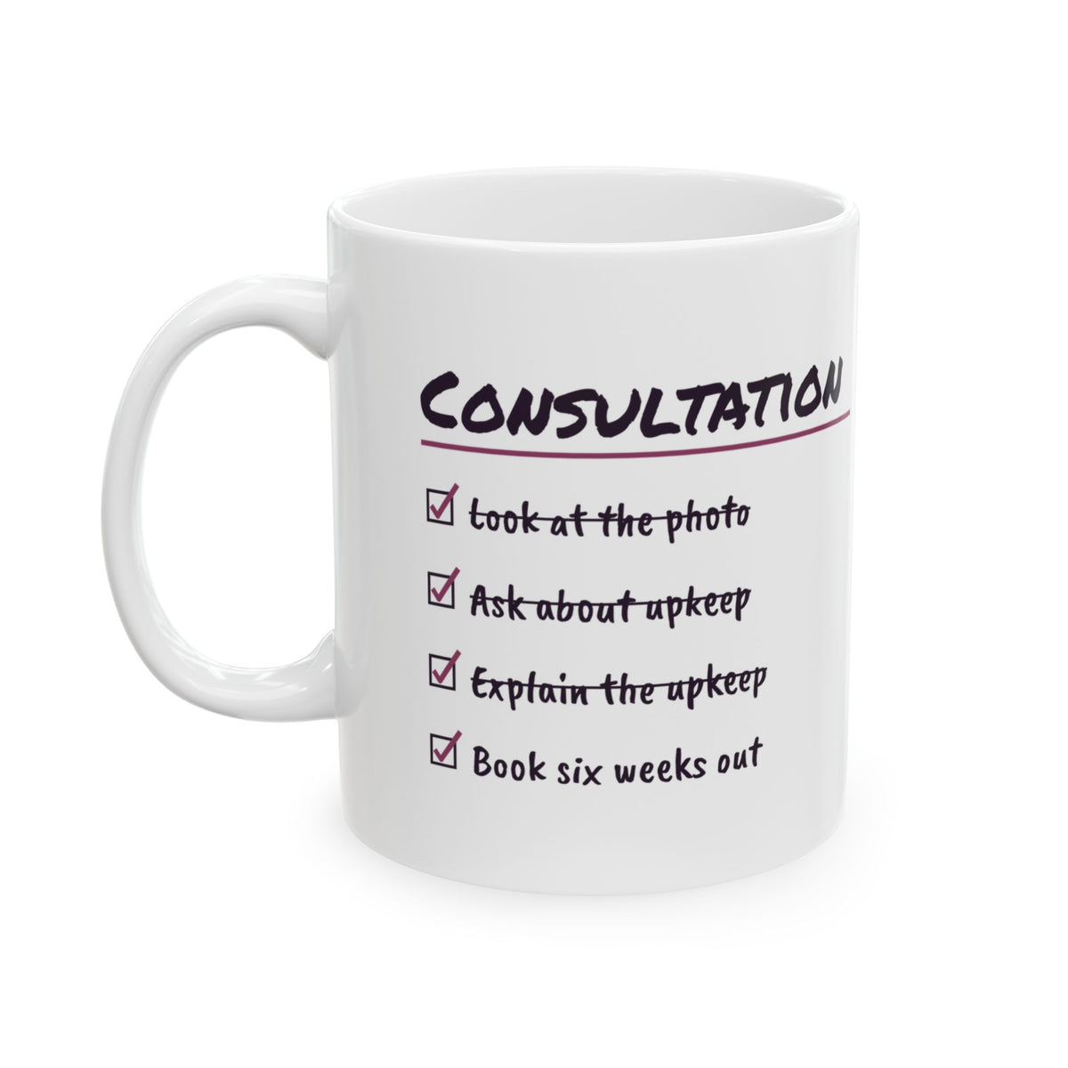 Funny Hairstylist Coffee Mug Look At The Photo Explain The Upkeep