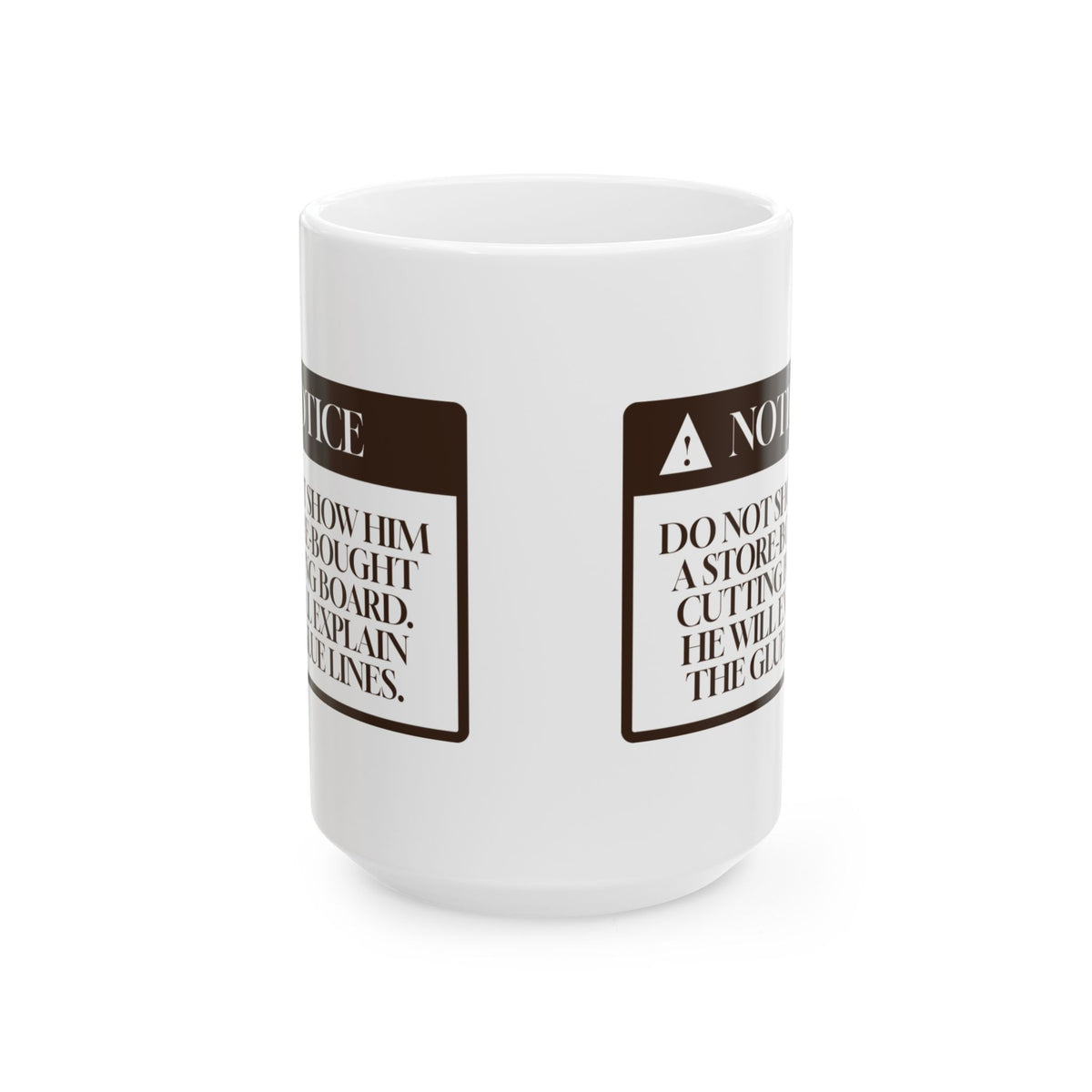 Funny Woodworker Coffee Mug He Will Explain The Glue Lines Notice