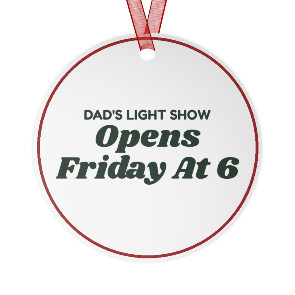 Funny Christmas Ornament Dad's Light Show Opens Friday At 6 For Dad