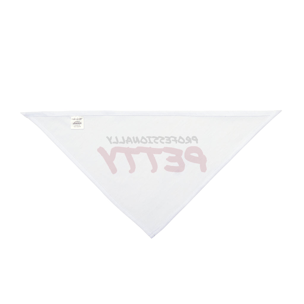 Professionally Petty Dog Bandana, Funny Sarcasm