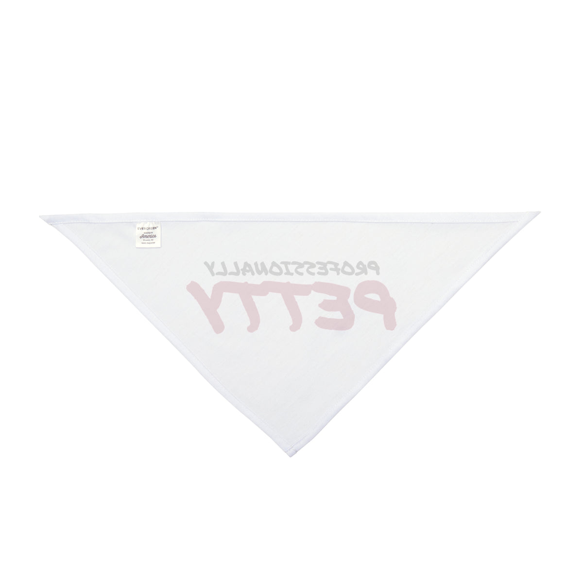 Professionally Petty Dog Bandana, Funny Sarcasm