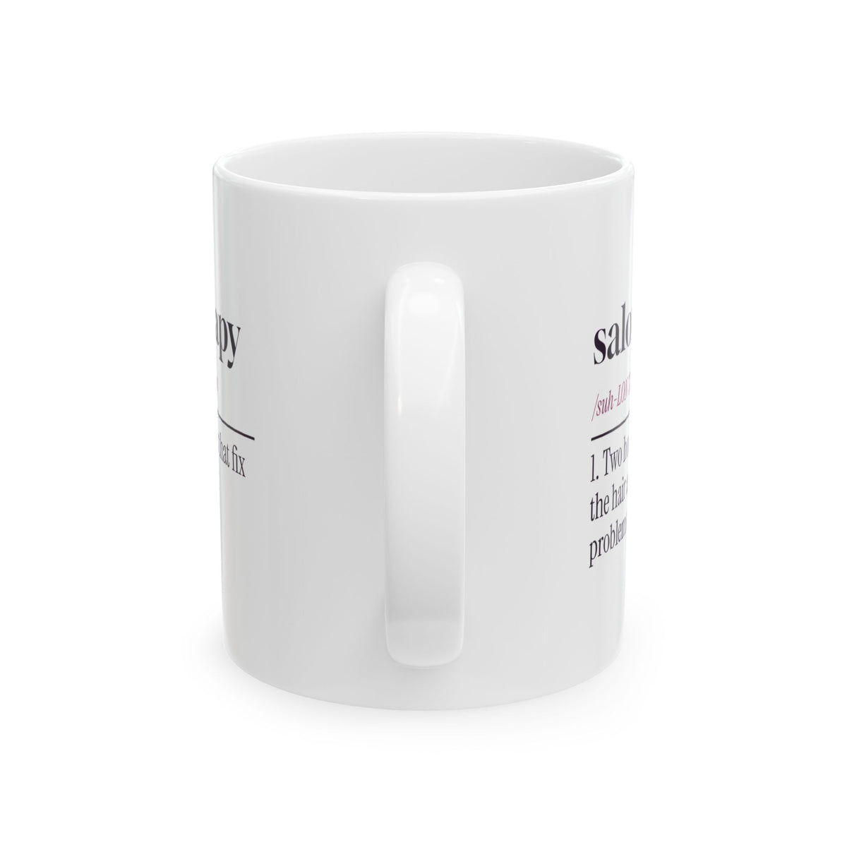 Funny Hairstylist Coffee Mug Salon Therapy Dictionary Definition