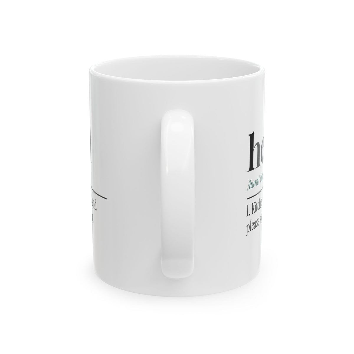 Funny Chef Coffee Mug Heard Definition Kitchen Talk