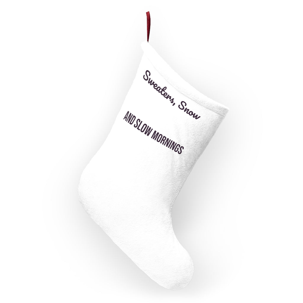Christmas Stocking Sweaters Snow And Slow Mornings