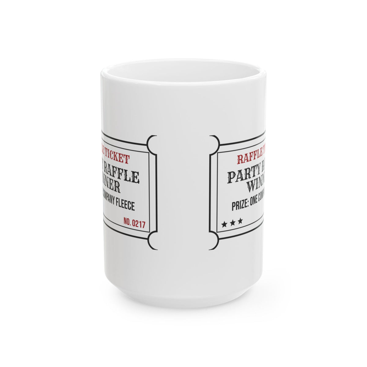 Funny Christmas Coworker Coffee Mug Party Raffle Winner Company Fleece