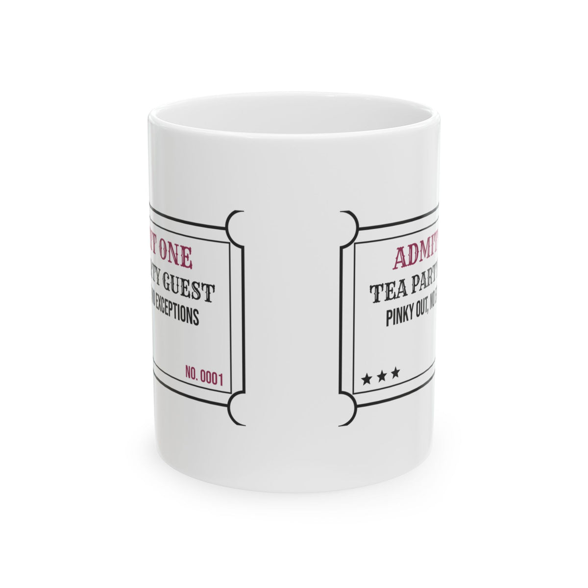Tea Party Guest Pinky Out Coffee Mug For Dad