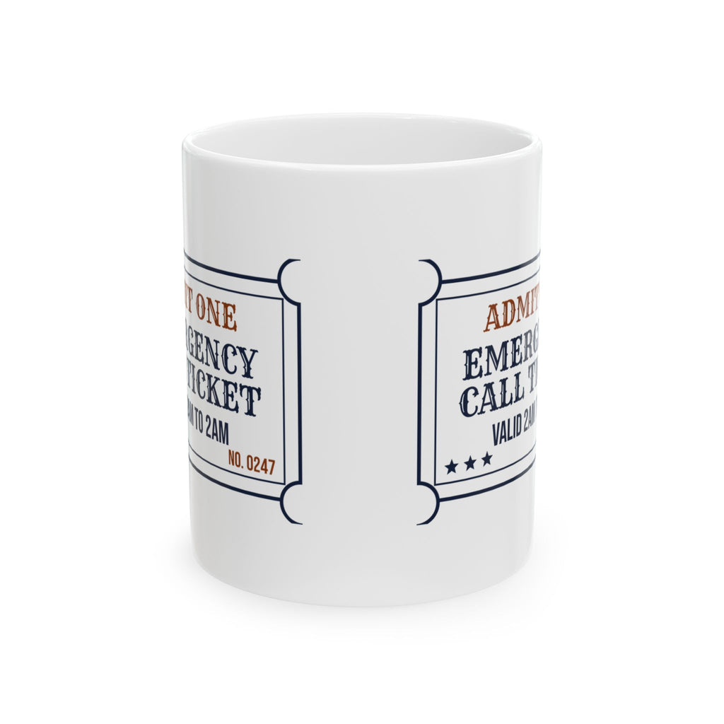 Plumber Coffee Mug Emergency Call Valid 2am to 2am