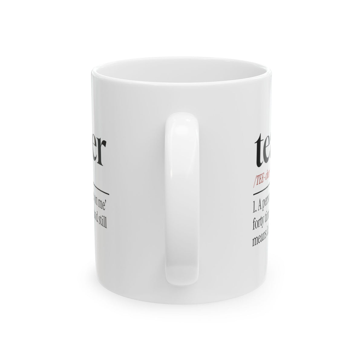 Teacher Appreciation Mug Teacher Dictionary Definition