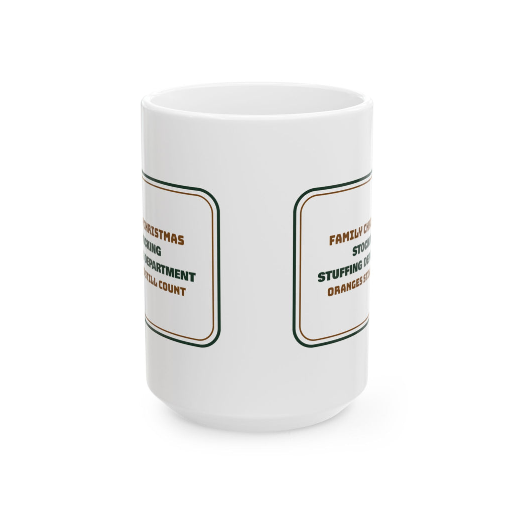 Funny Christmas Coffee Mug Stocking Stuffing Department For Family