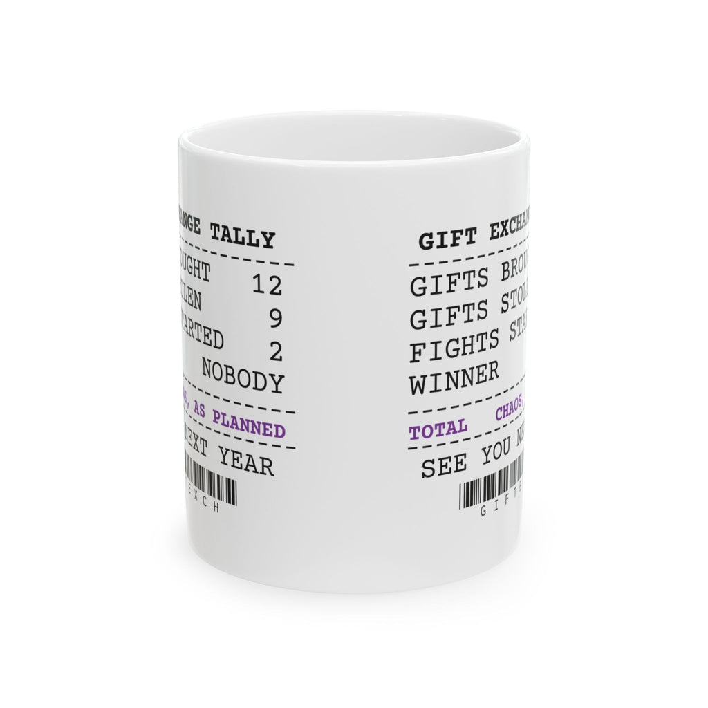 White Elephant Coffee Mug Chaos As Planned