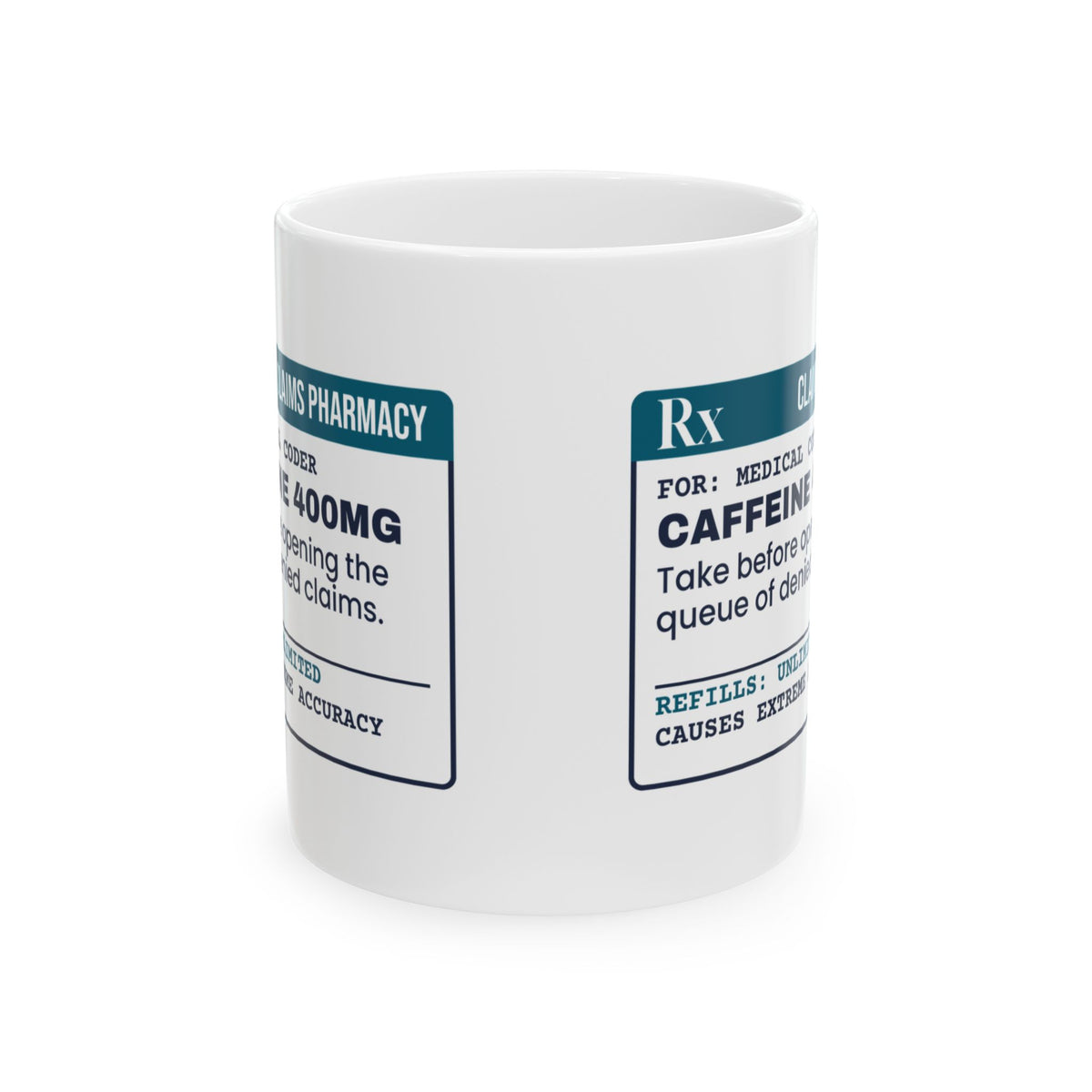 Caffeine 400mg Coffee Mug For Medical Coders