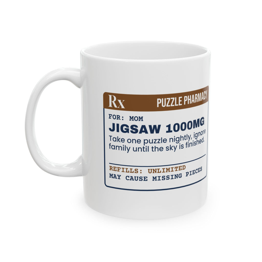 Puzzle Mom Coffee Mug Take One Puzzle Nightly