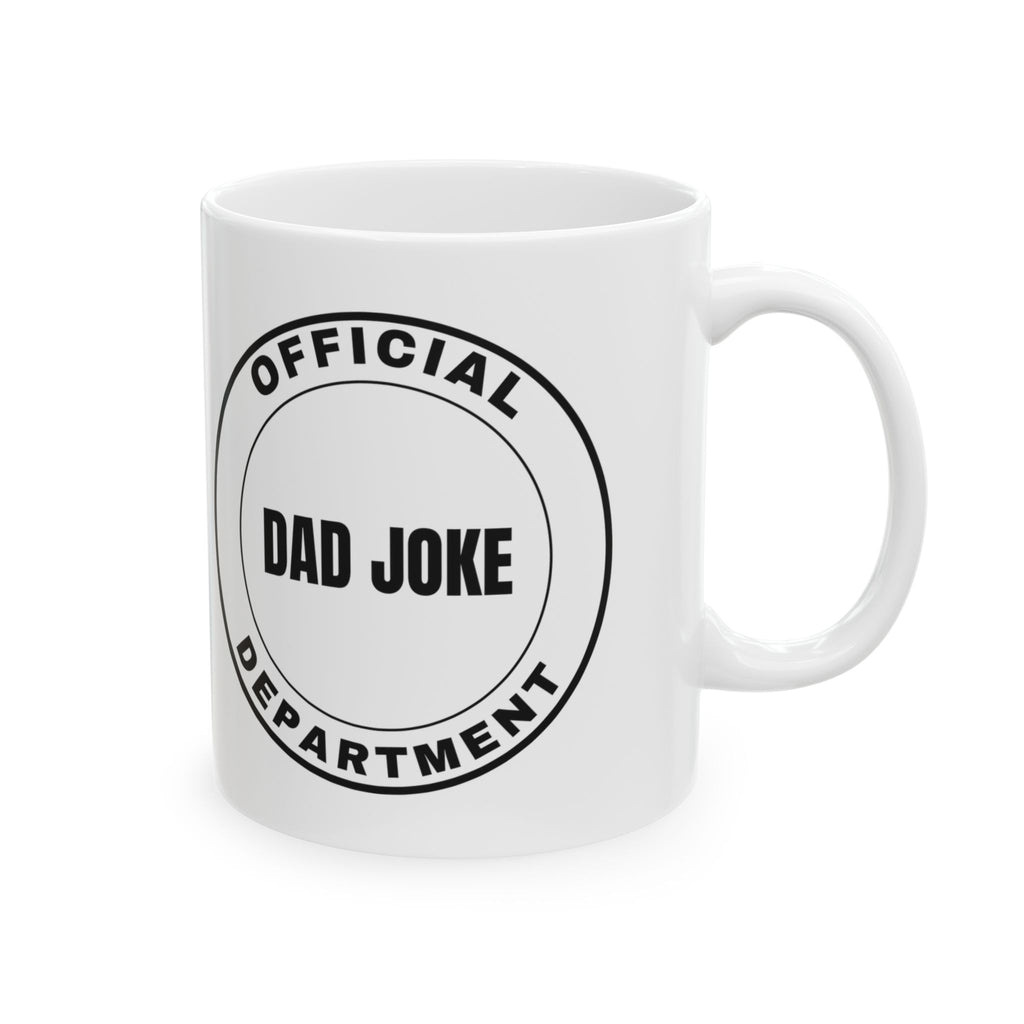 Official Dad Joke Department Coffee Mug, Funny Dad