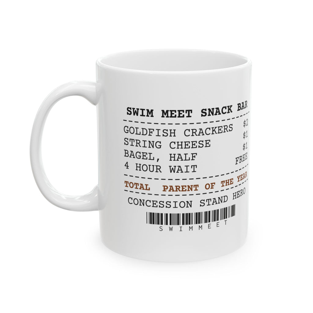 Swim Meet Snack Bar Coffee Mug For Parents