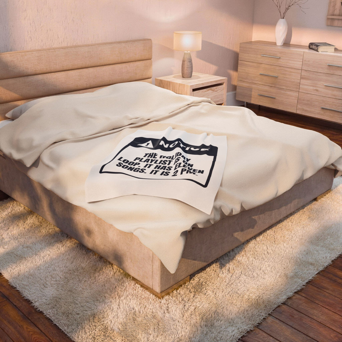 Funny Office Christmas Throw Blanket Office Playlist Eleven Songs Notice