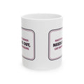 Funny Knitting Coffee Mug Needles Out Cat Supervising