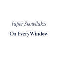 Christmas Sticker Paper Snowflakes On Every Window Cozy Winter Cup