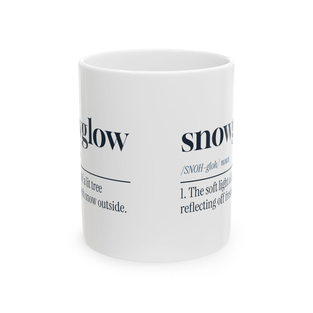 Christmas Coffee Mug Snowglow Dictionary Definition Cozy Winter