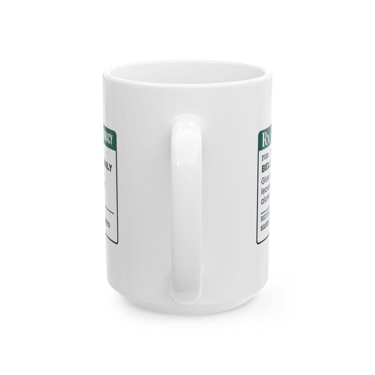 Funny Christmas Dog Coffee Mug Belly Rubs Prescription For Dog Lovers