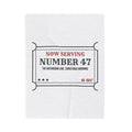 Funny Christmas Throw Blanket Now Serving 47 Bathroom Line For Big Families