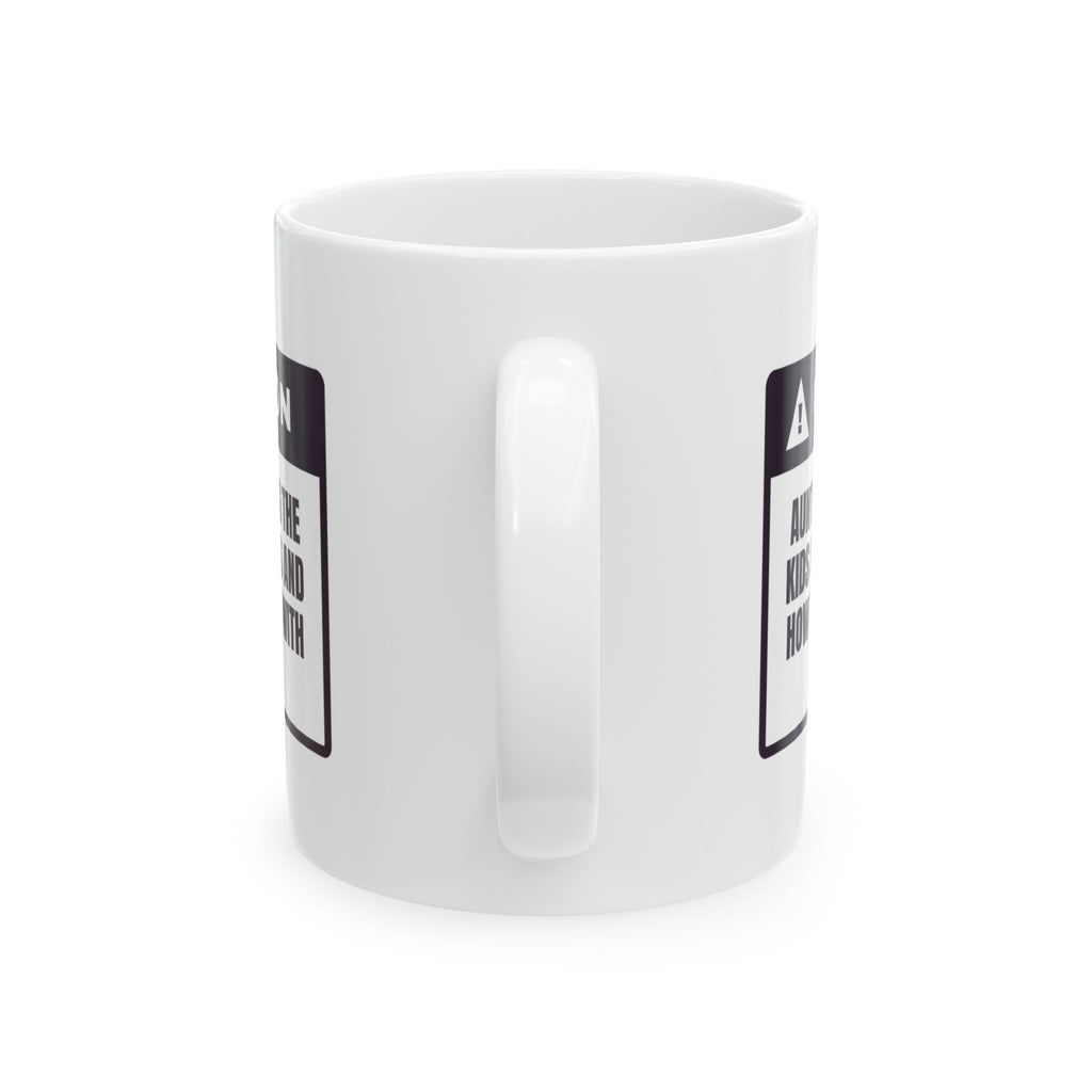 Funny Aunt Coffee Mug Caution Aunt Teaching Grass Whistles For Aunts