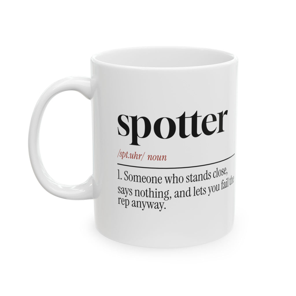 Spotter Definition Coffee Mug For Gym Lovers