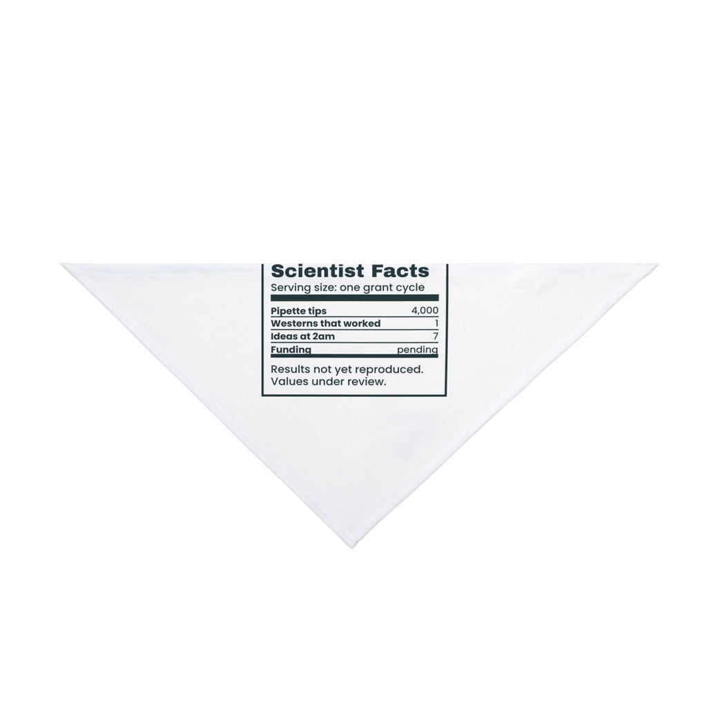 Funny Scientist Dog Bandana Grant Cycle Nutrition Facts For Researchers