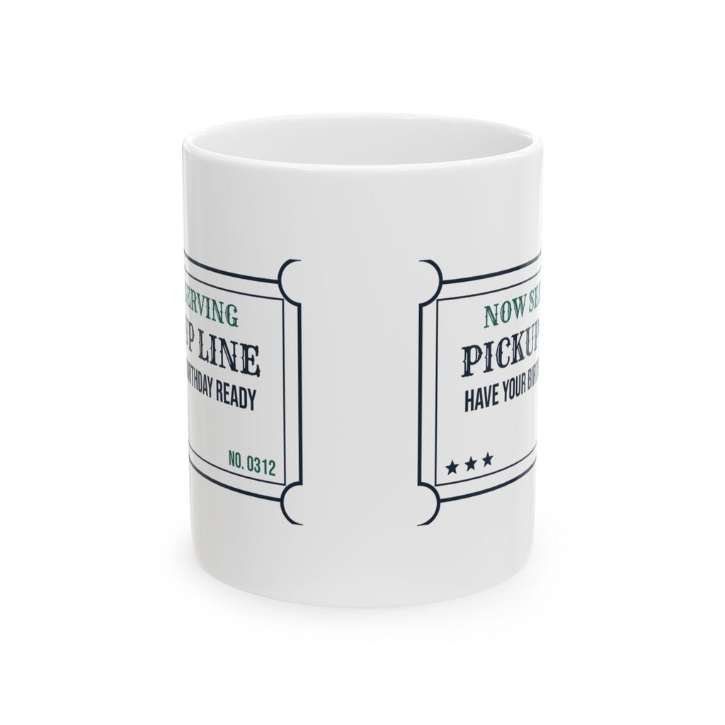 Funny Pharmacist Coffee Mug Name And Birthday Please Pickup Line