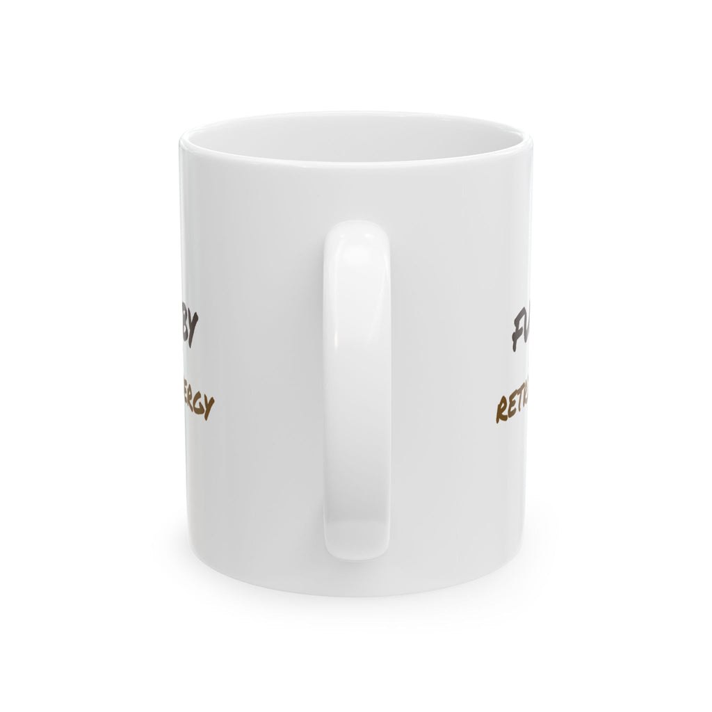 Golden Retriever Energy Coffee Mug Fueled By