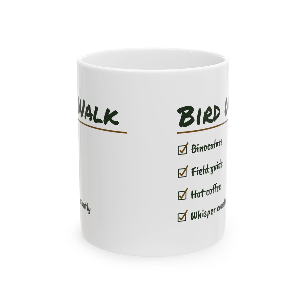Funny Bird Watching Coffee Mug Bird Walk Whisper Constantly For Birders