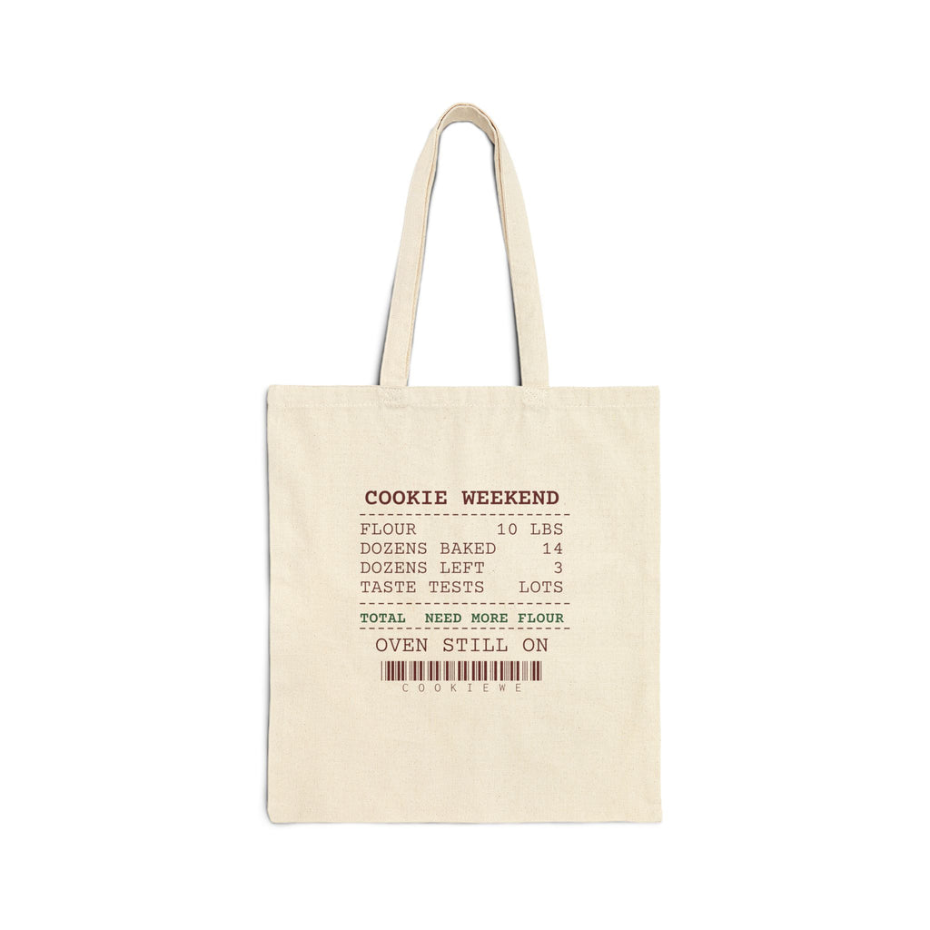 Funny Christmas Baking Tote Bag Fourteen Dozen Baked Three Left