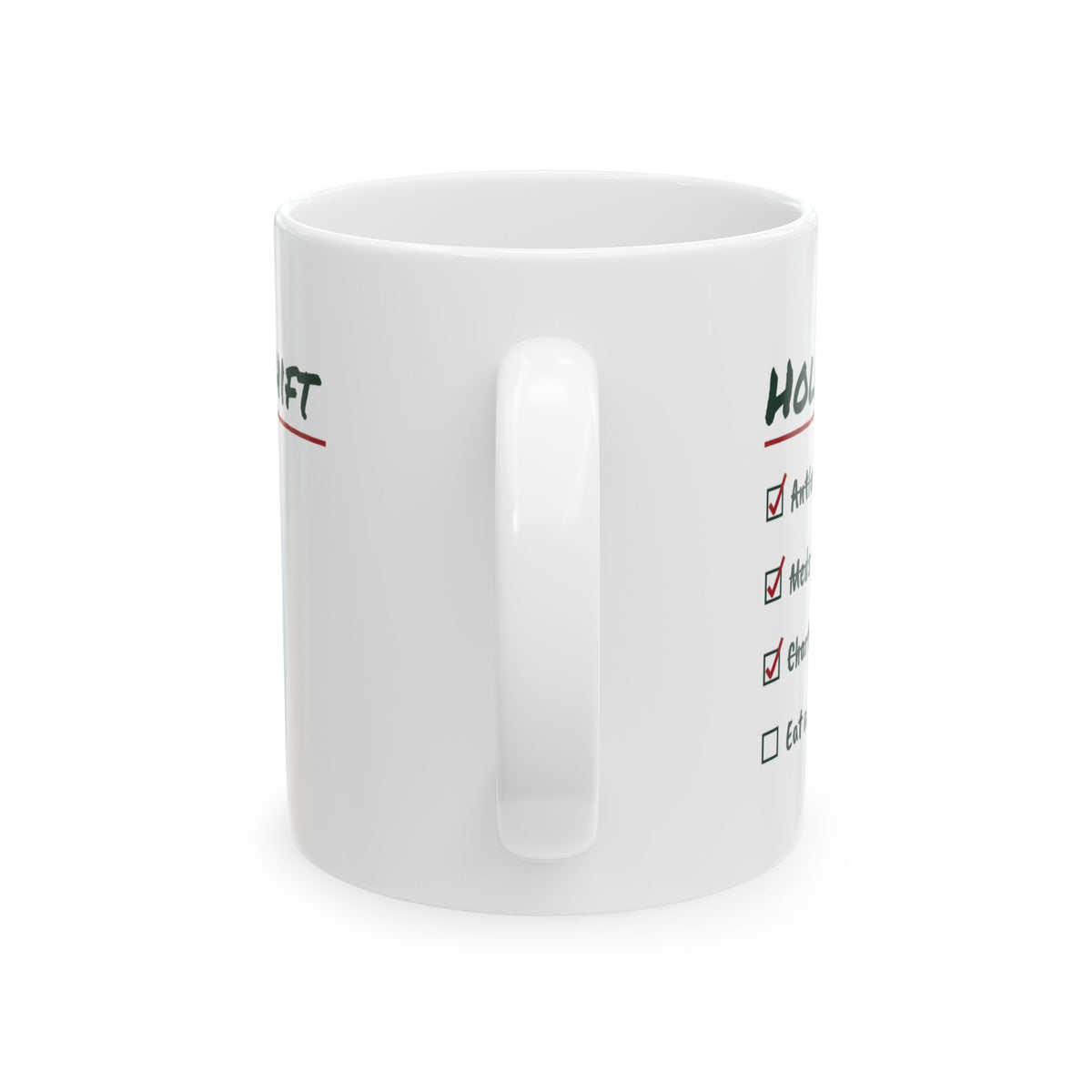 Funny Christmas Coffee Mug Holiday Shift Eat A Real Meal For Nurses