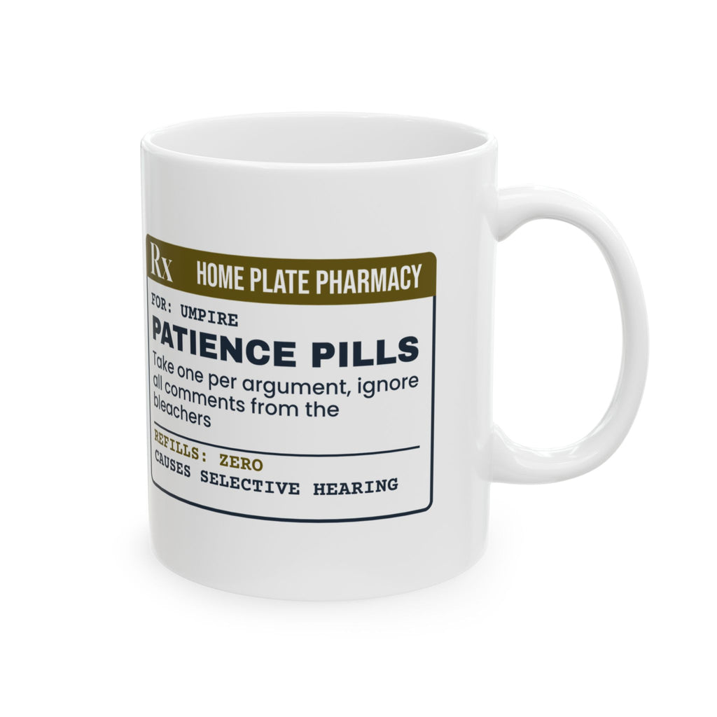 Umpire Patience Pills Coffee Mug For Softball