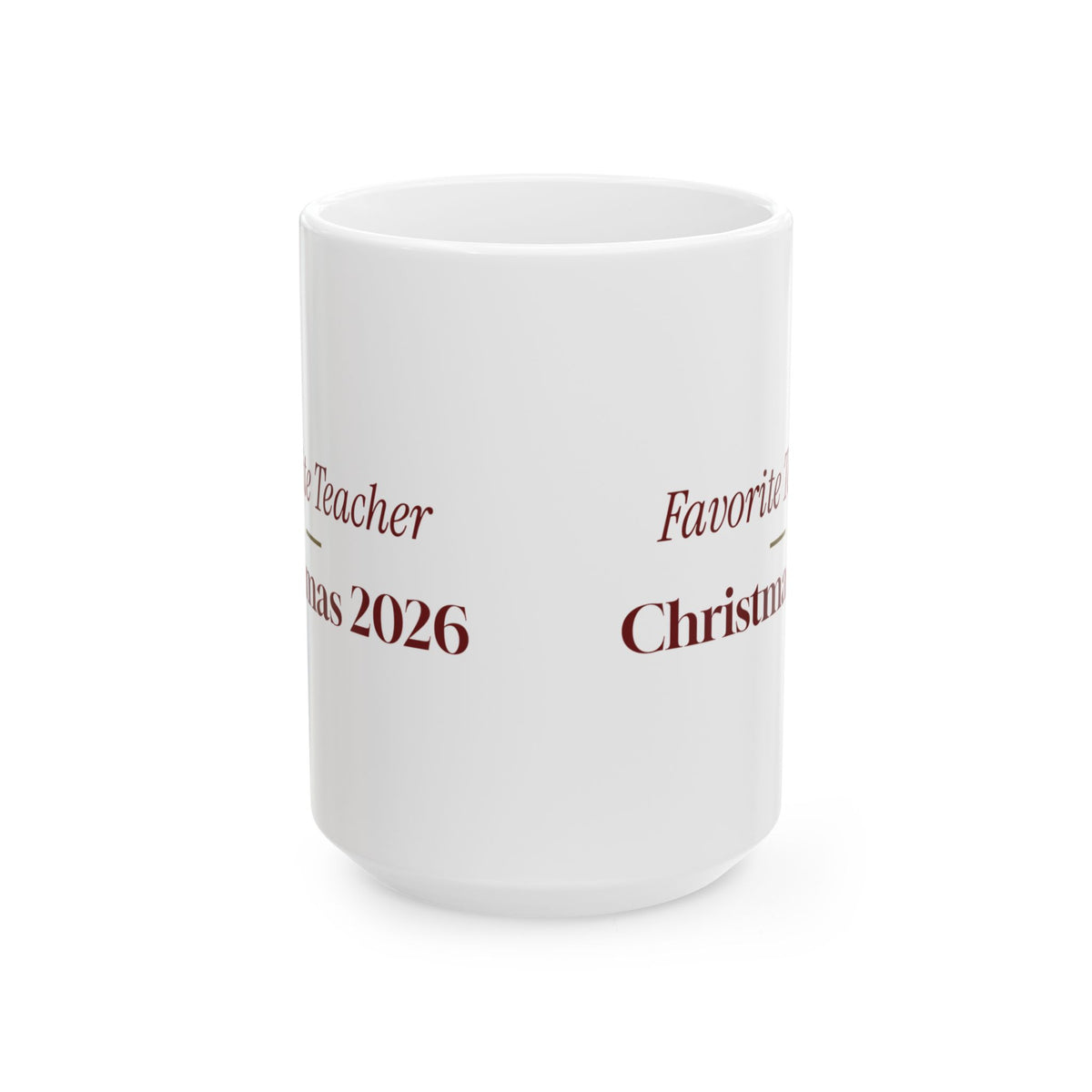 Christmas Teacher Coffee Mug Favorite Teacher Christmas 2026