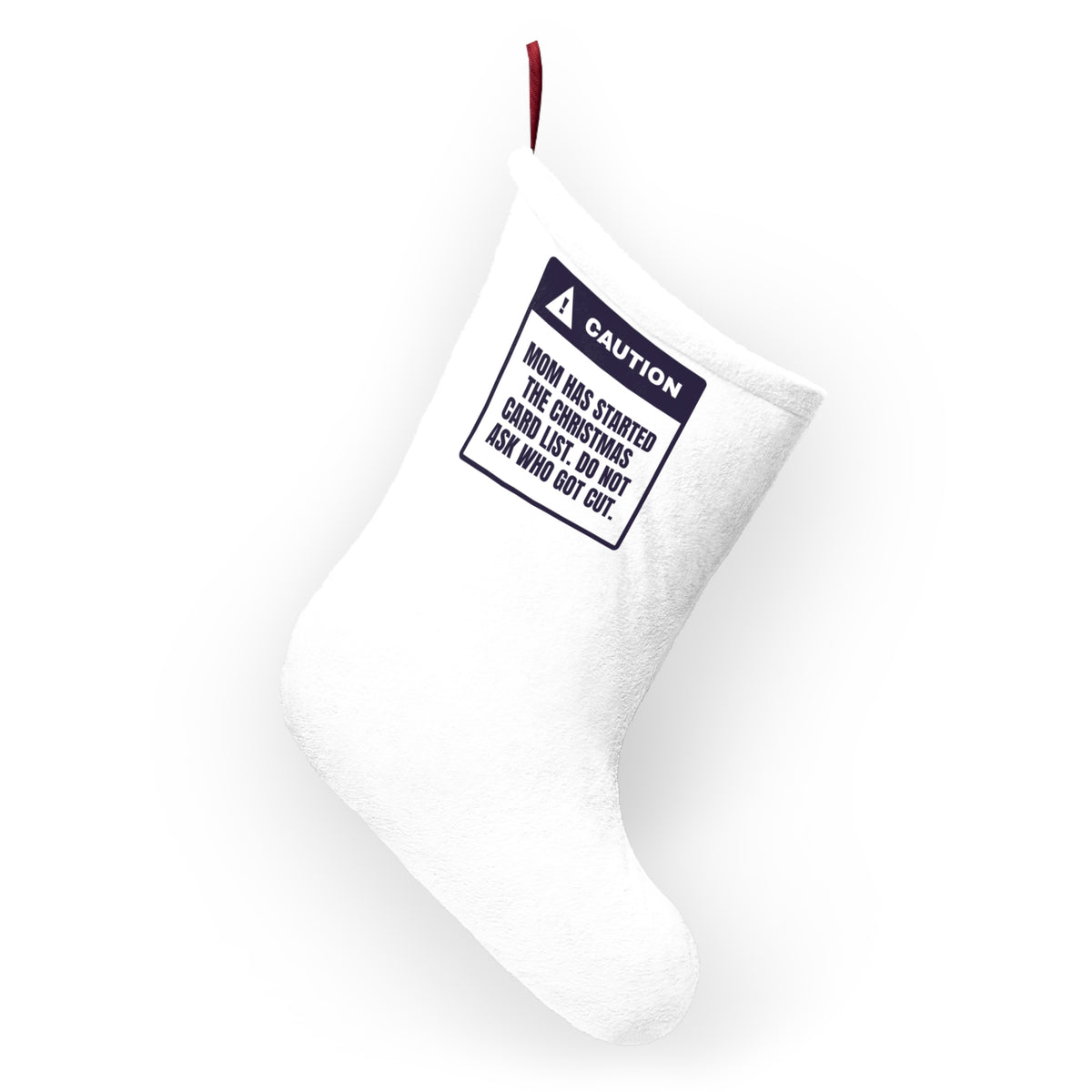 Funny Christmas Mom Christmas Stocking Christmas Card List Do Not Ask