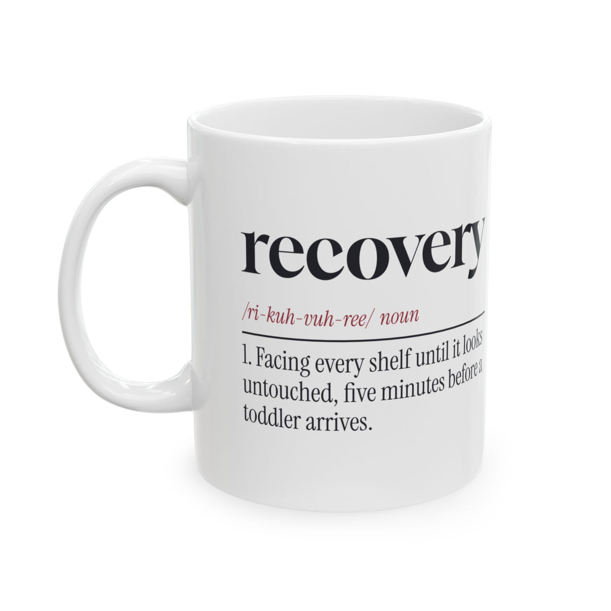 Funny Sales Associate Mug Recovery Definition Undone In Five Minutes