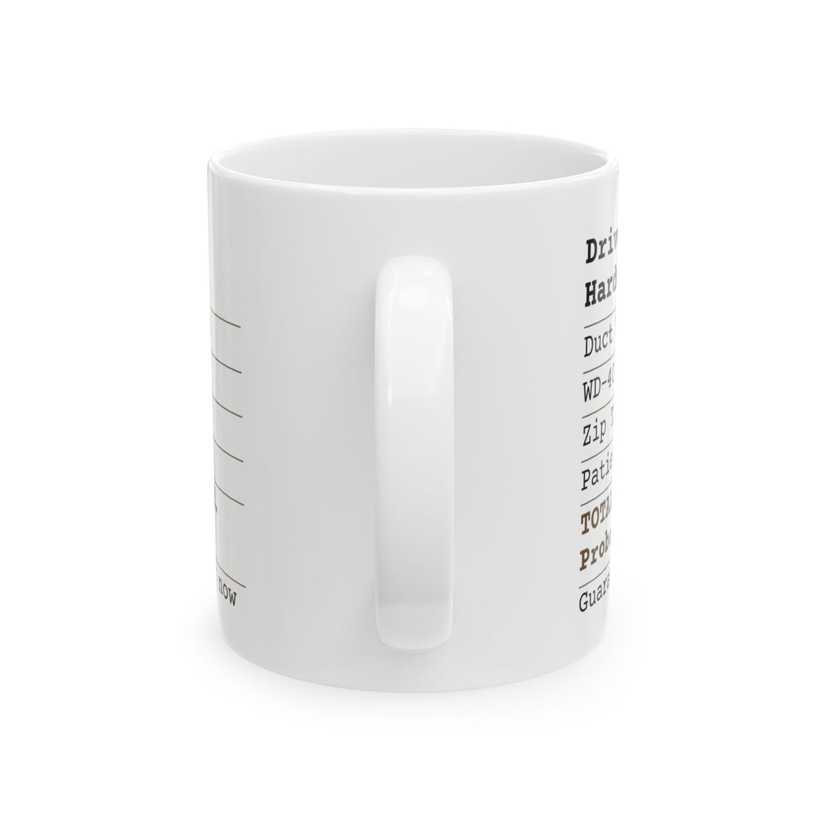 Funny Dad Coffee Mug Fixed Probably Receipt For Dad