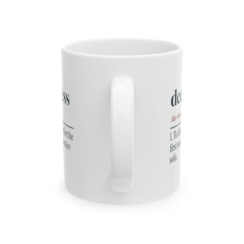 Funny Rescue Pet Coffee Mug Decompress Dictionary For Pet Adopters