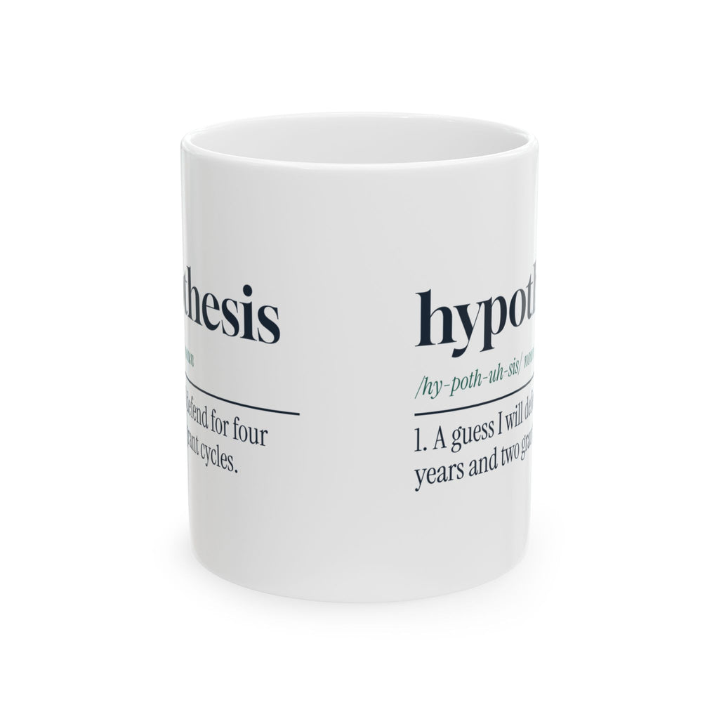 Funny Scientist Coffee Mug Hypothesis Definition For Researchers
