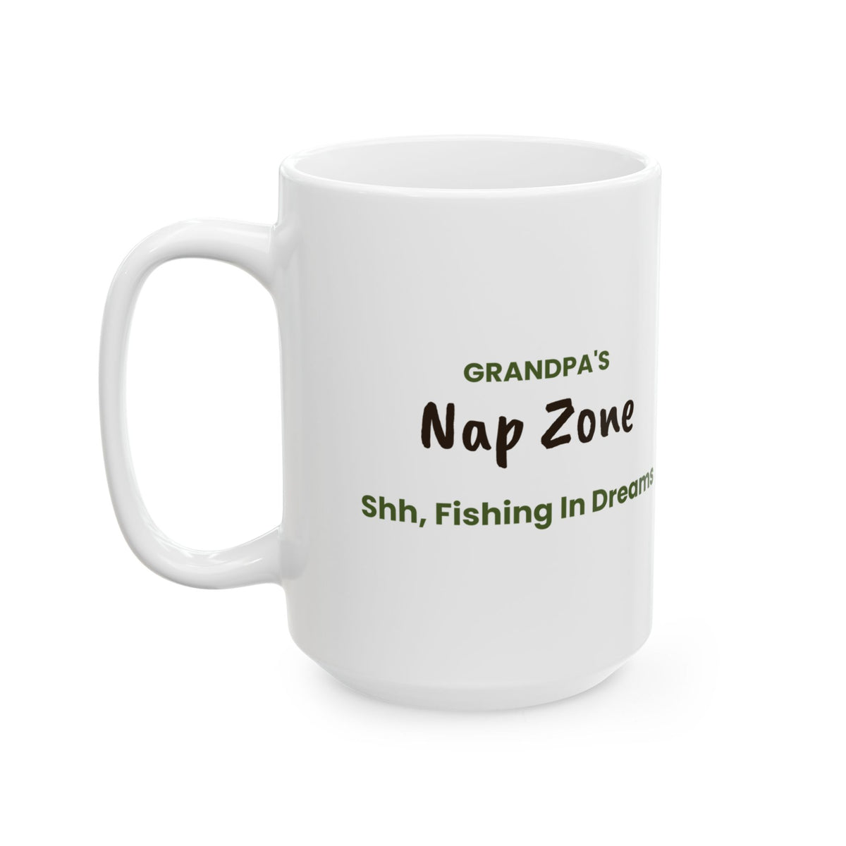 Funny Grandpa Nap Zone Sign Coffee Mug For Grandpa